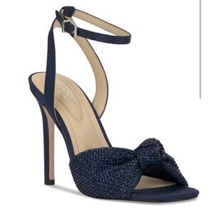 New Jessica Simpson Ohela Ankle Strap Sandal In Navy Formal 8M